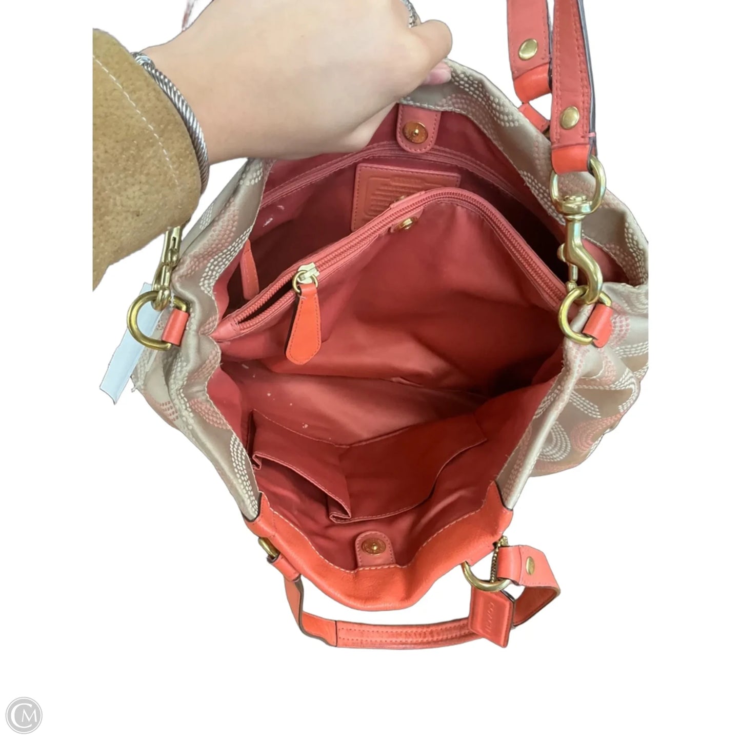 Crossbody Designer By Coach, Size: Large