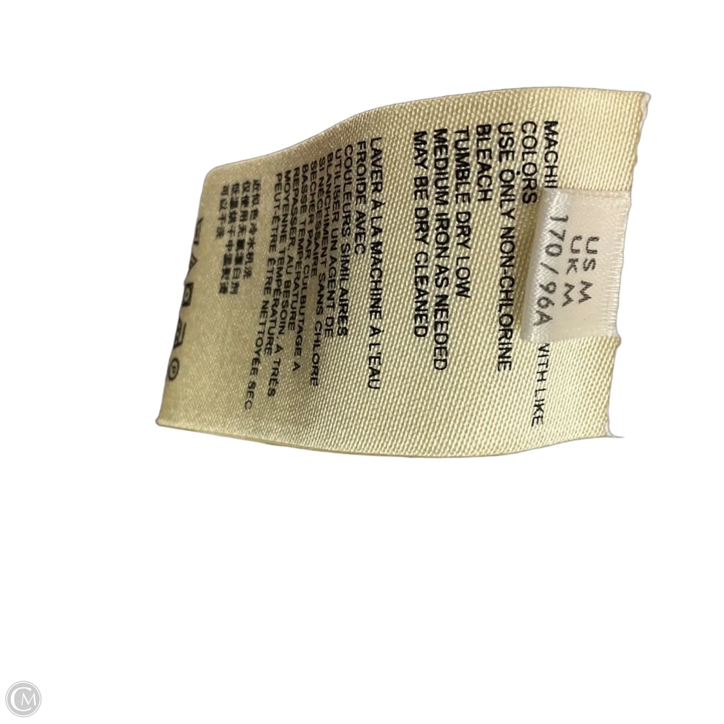 Top Long Sleeve By Maeve In Striped Pattern, Size: M