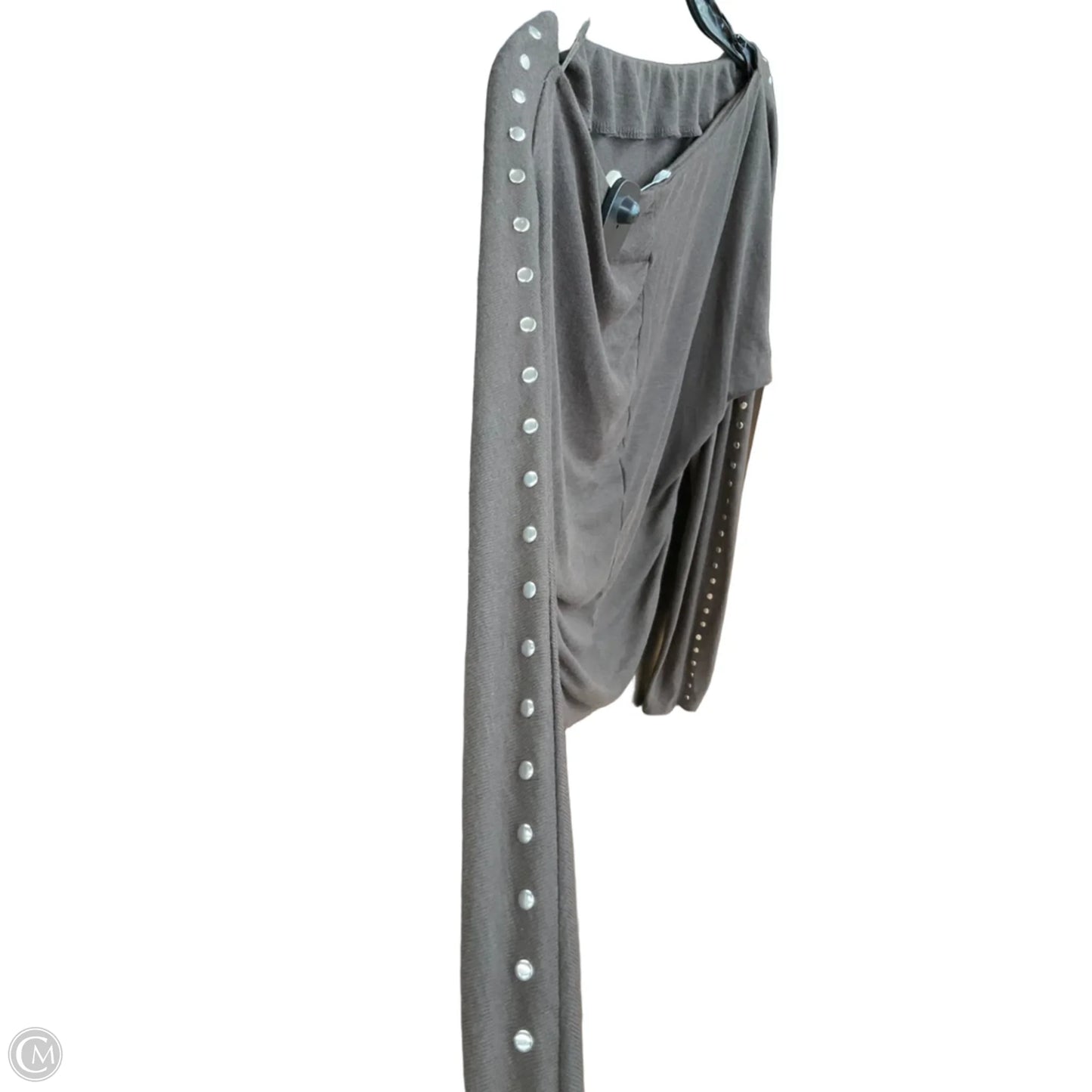 Top Long Sleeve By Zara In Brown, Size: M