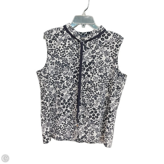 Top Sleeveless By Tommy Hilfiger In Blue, Size: Xl