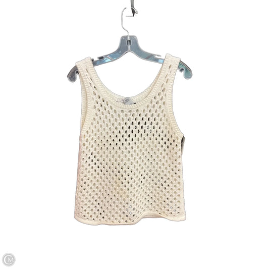 Top Sleeveless By Madewell In White, Size: S