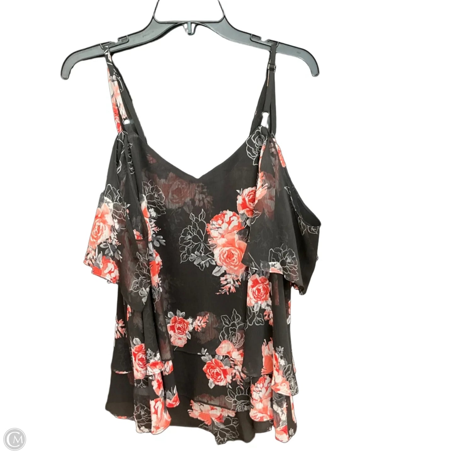 Top Sleeveless By Torrid In Floral Print, Size: 2x