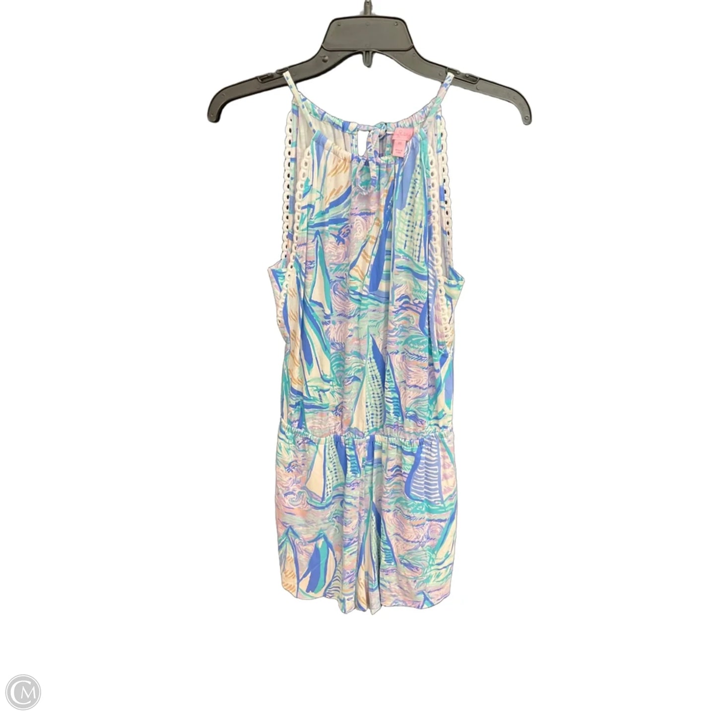 Romper Designer By Lilly Pulitzer In Blue, Size: Xs