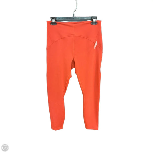 Athletic Leggings By Lululemon In Orange, Size: 10