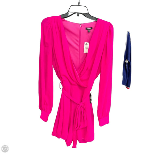Romper By Express In Pink, Size: S