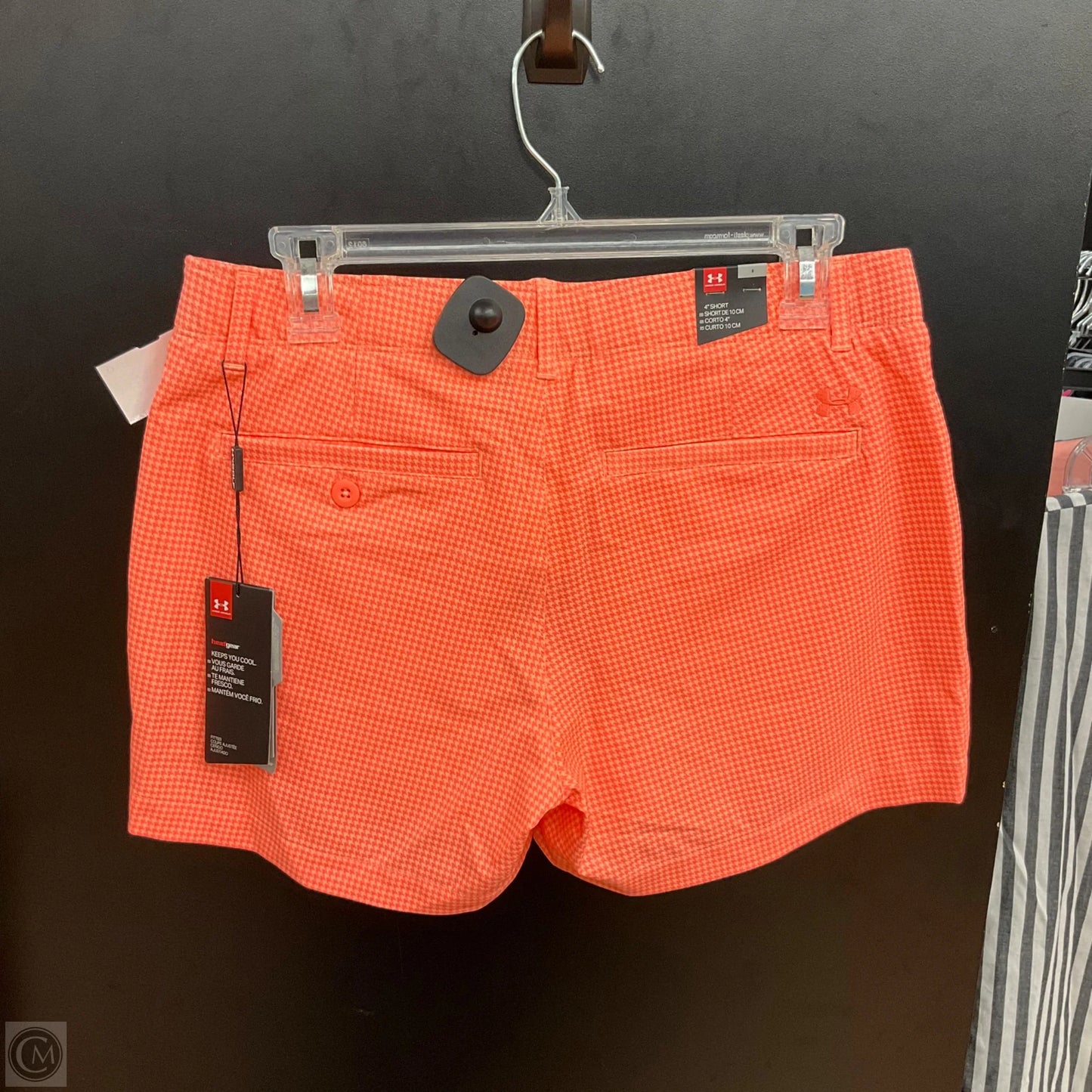 Athletic Shorts By Under Armour In Orange, Size: M