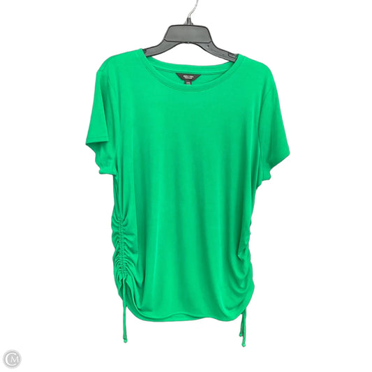 Top Short Sleeve By Simply Vera In Green, Size: Xxl