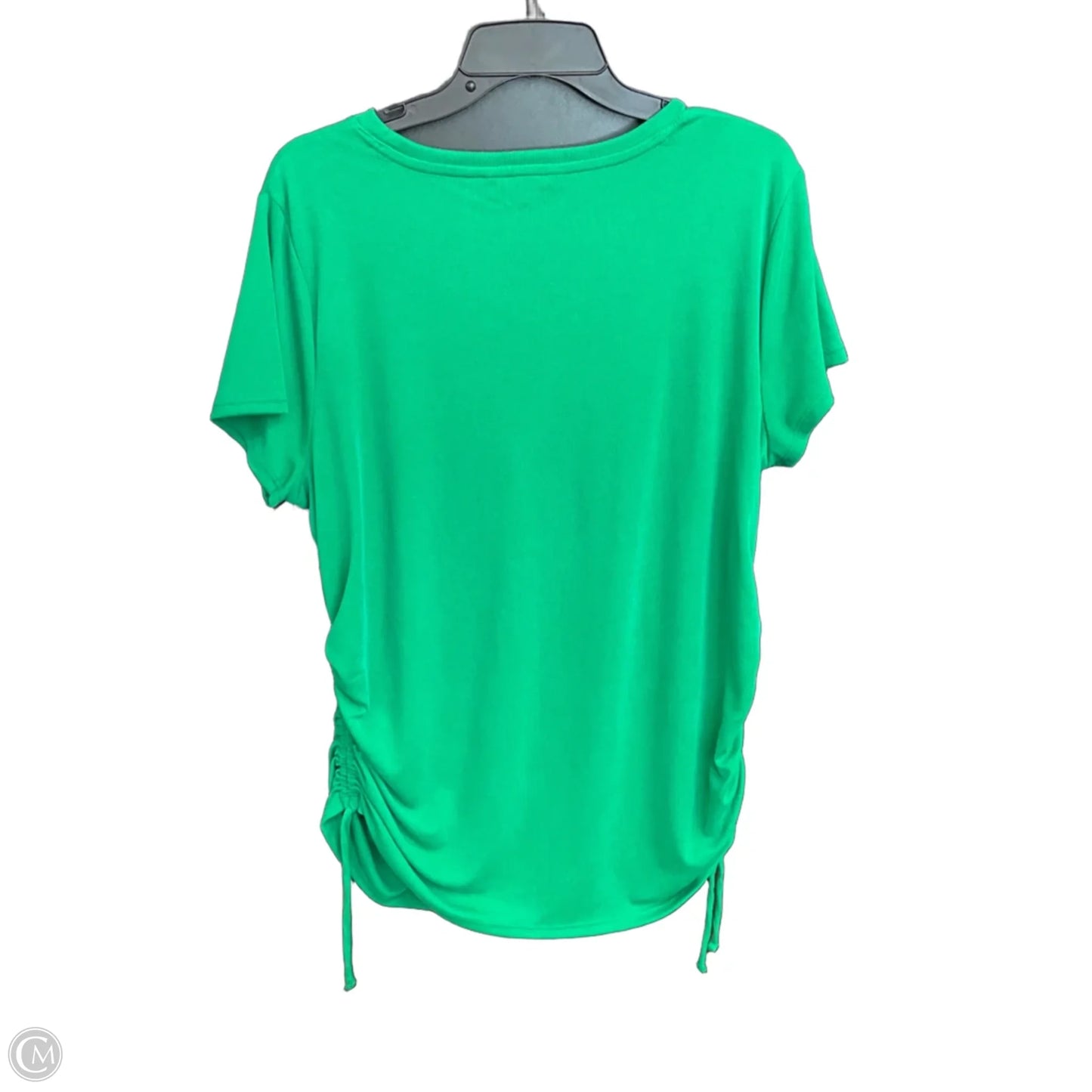 Top Short Sleeve By Simply Vera In Green, Size: Xxl