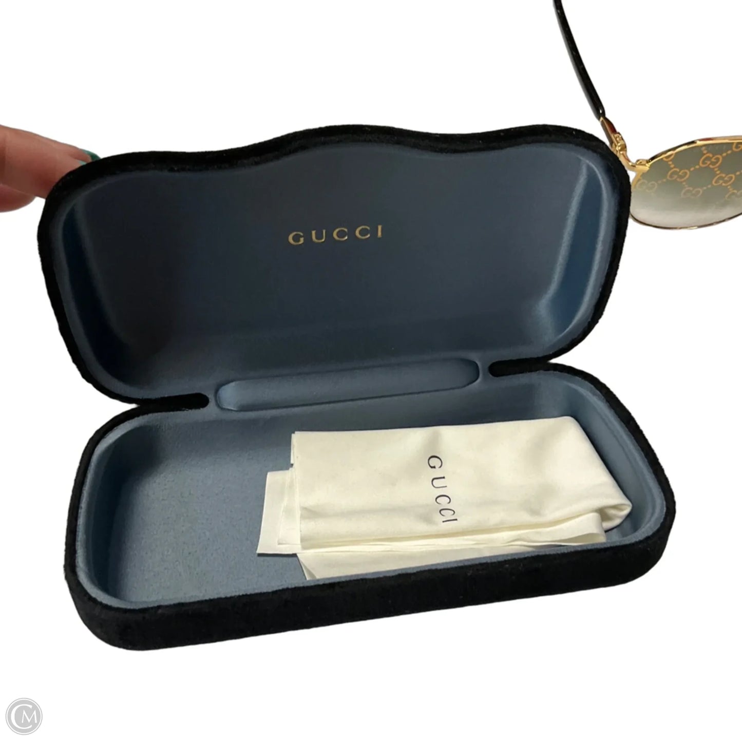 Sunglasses Luxury Designer By Gucci, Size: Medium
