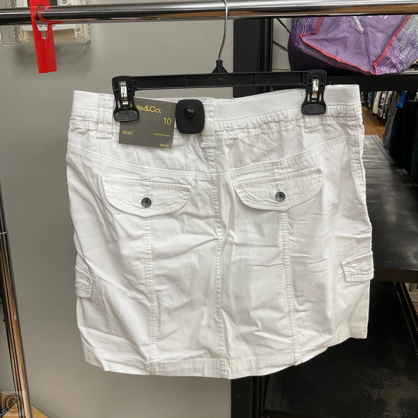 Skirt Midi By Style And Company In White, Size: M