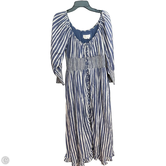 Dress Casual Maxi By Anthropologie In Striped Pattern, Size: M