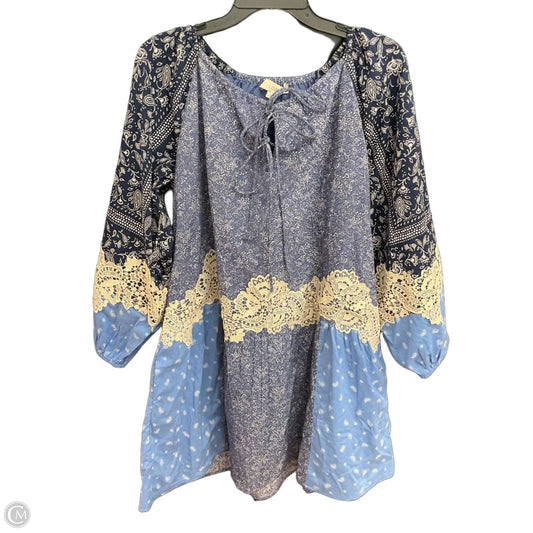 Dress Casual Maxi By Loft In Blue, Size: M