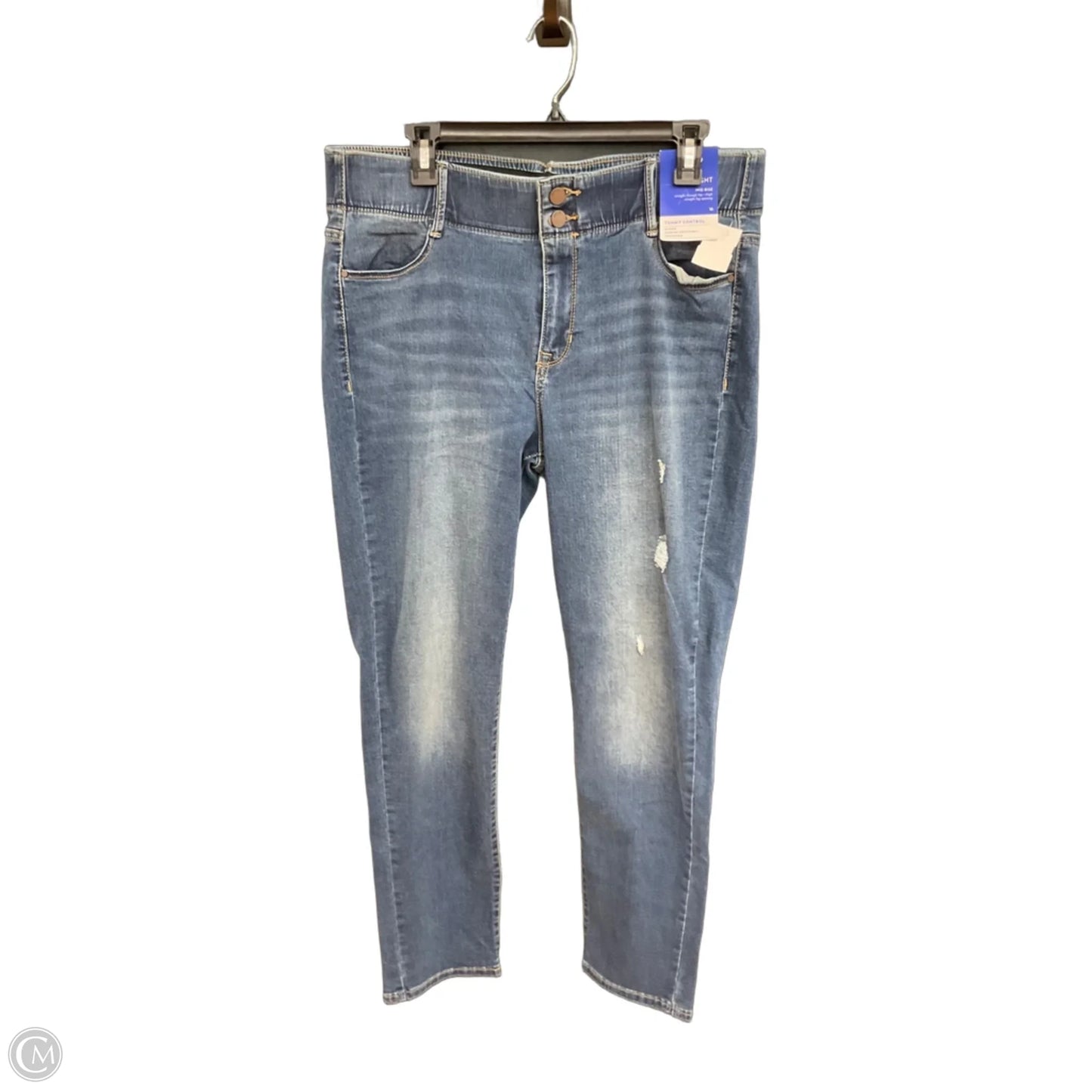Jeans Straight By Apt 9 In Blue, Size: 16