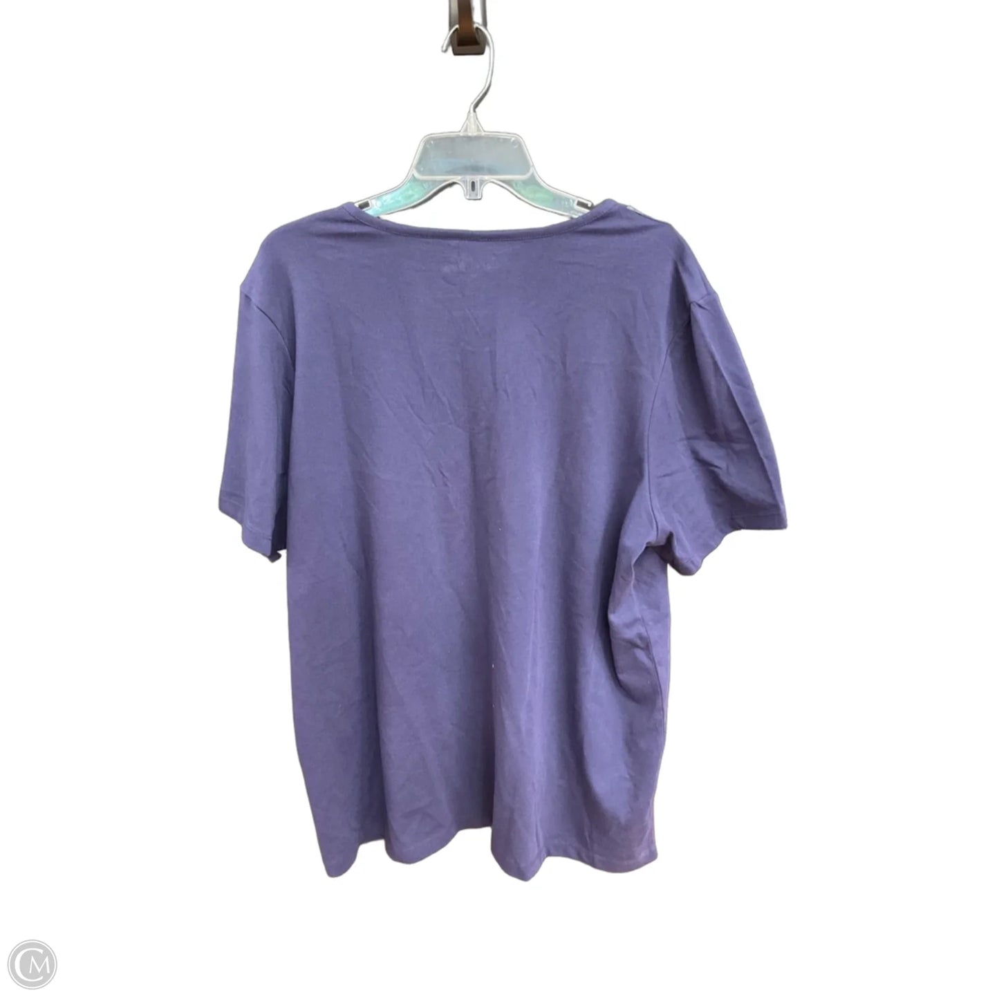 Top Short Sleeve By Alfred Dunner In White, Size: 2x