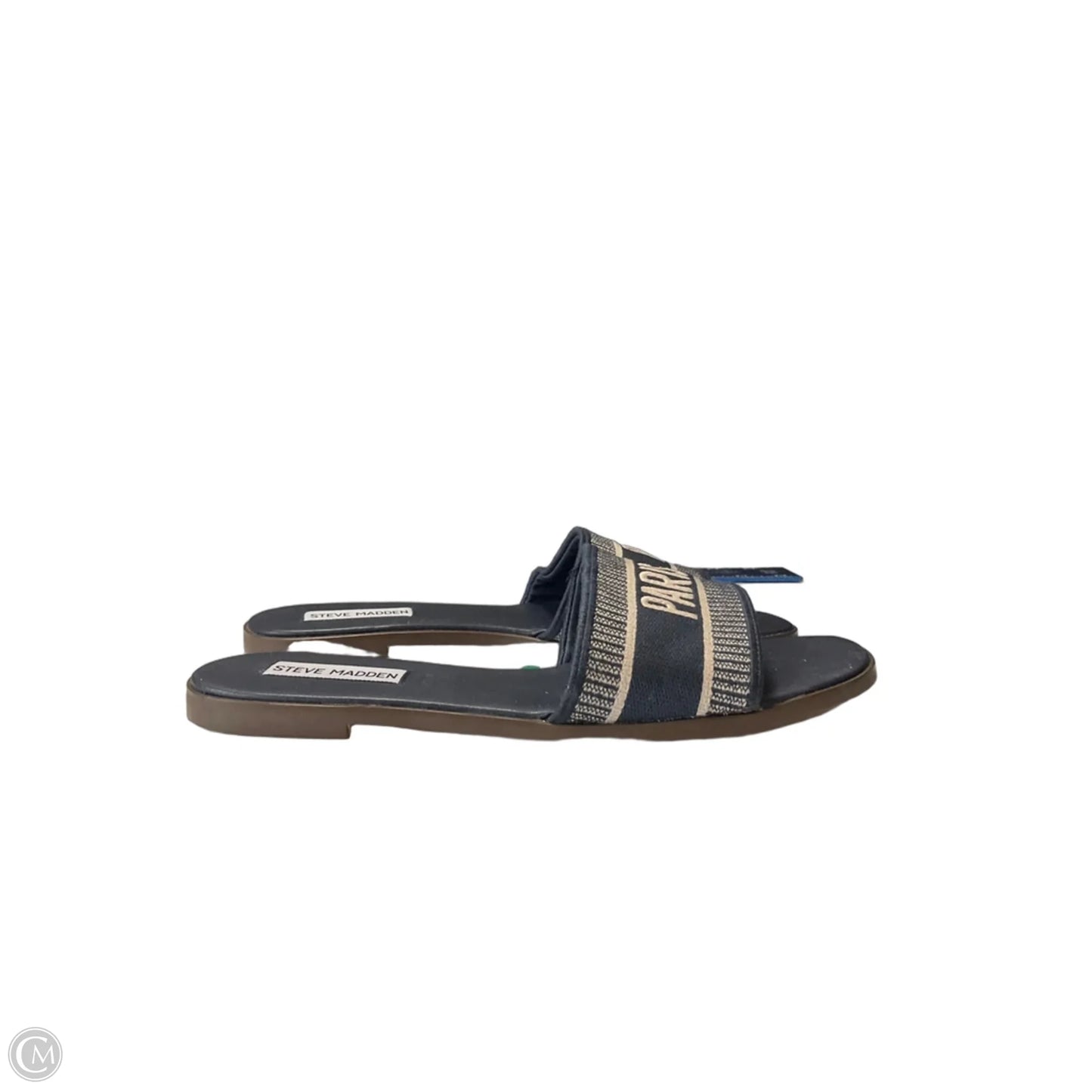 Sandals Flats By Steve Madden In Blue, Size: 8