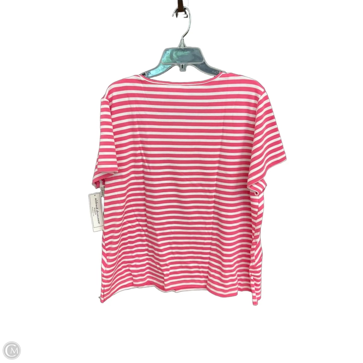 Top Short Sleeve By Alfred Dunner In Pink, Size: 2x