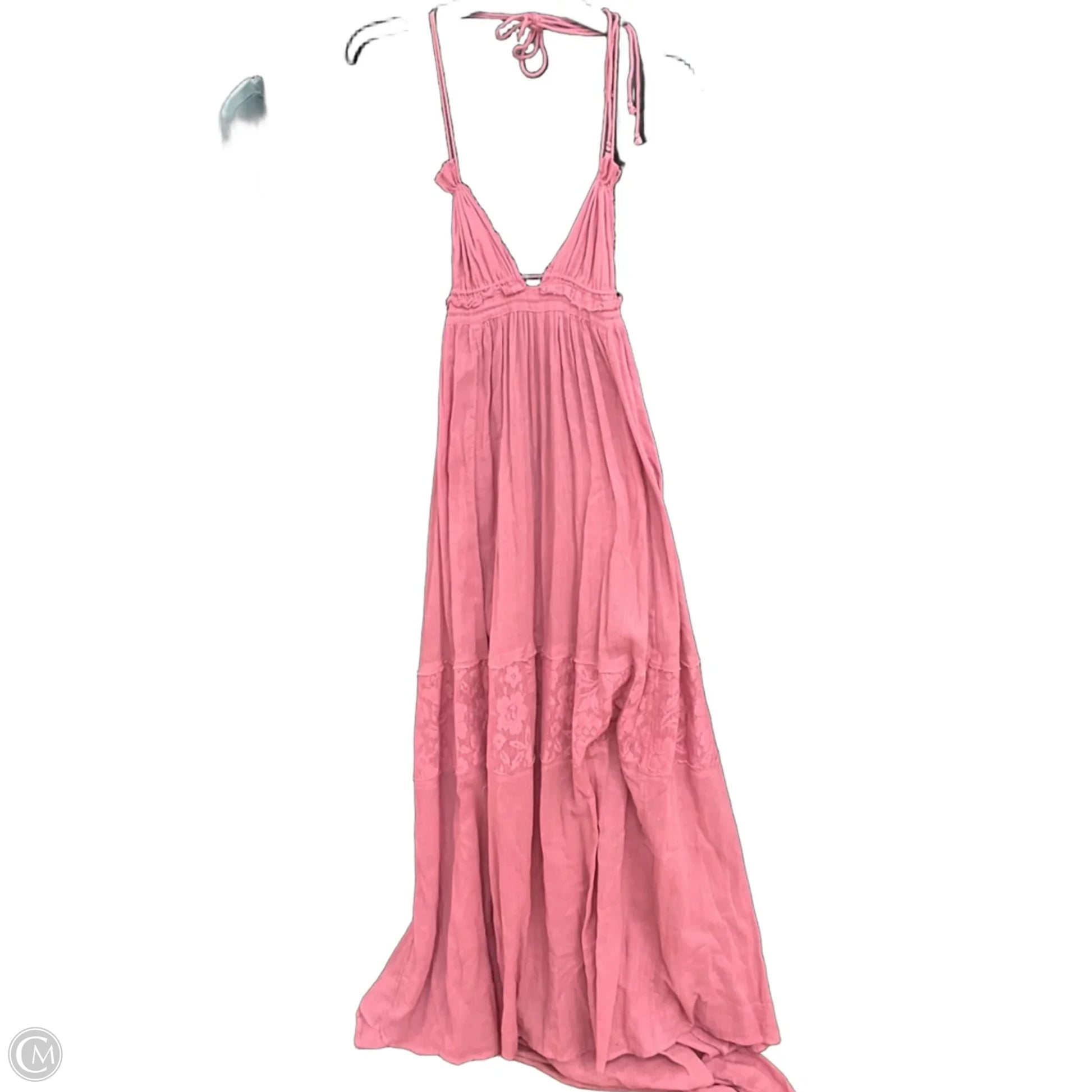 fitted lace wedding dress Dress Casual Maxi By Free People In Pink, Size: Xs – Clothes Mentor Upper  Arlington OH #105