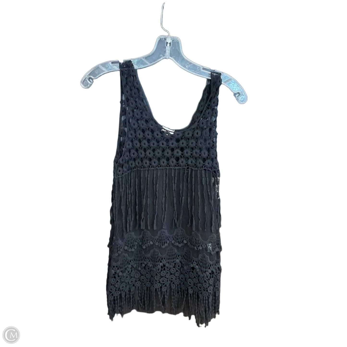Top Sleeveless By En Creme In Black, Size: M
