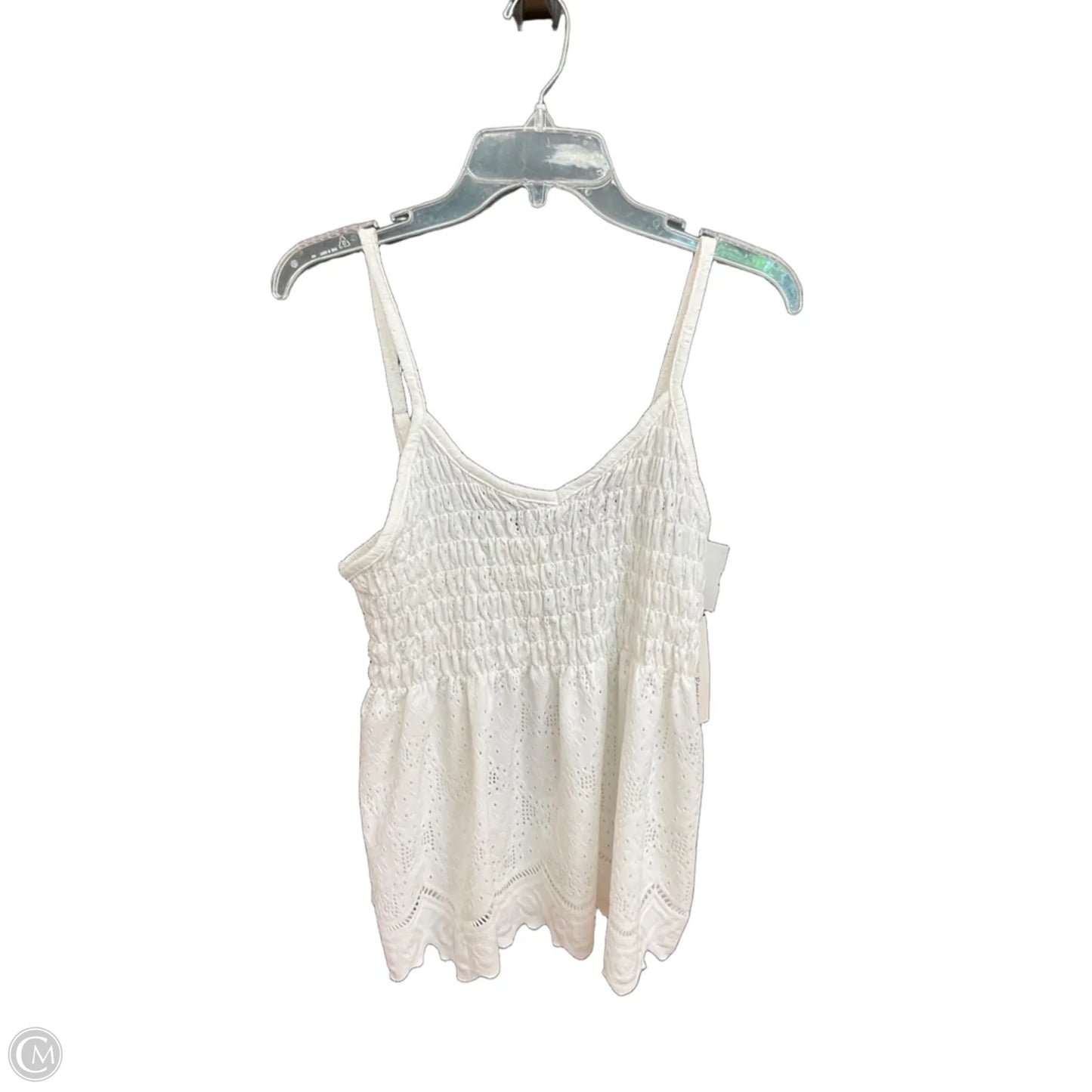 Top Sleeveless By Sim & Sam In White, Size: Xl