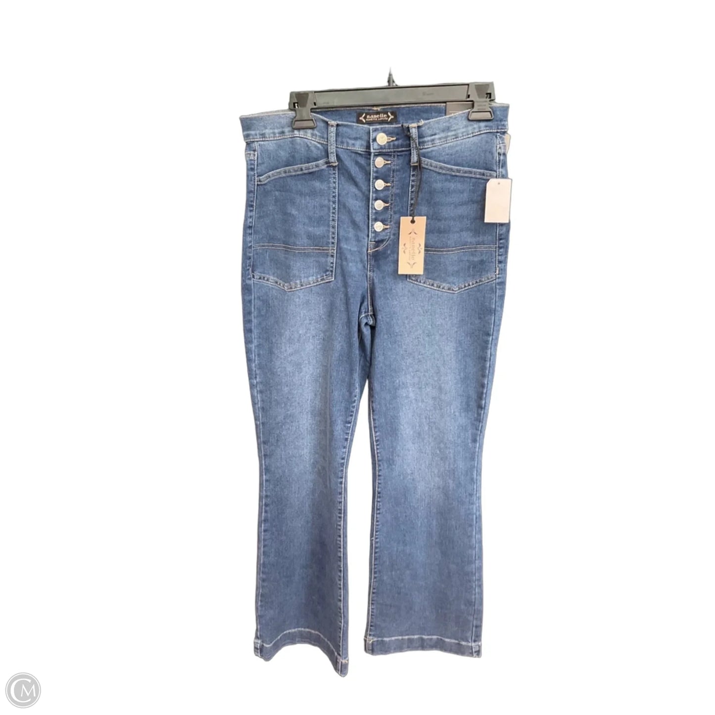 Jeans Flared By Nanette By Nanette Lepore In Blue, Size: 10