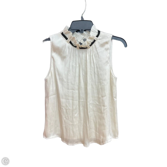 Top Sleeveless By Talbots In White, Size: Sp