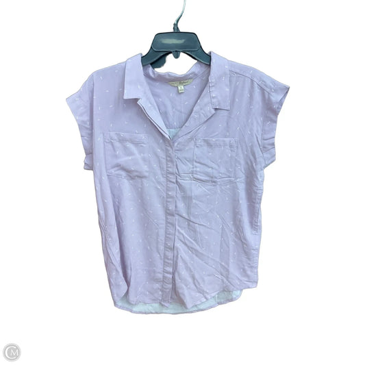 Top Short Sleeve By Jachs Girlfirend In Purple, Size: S