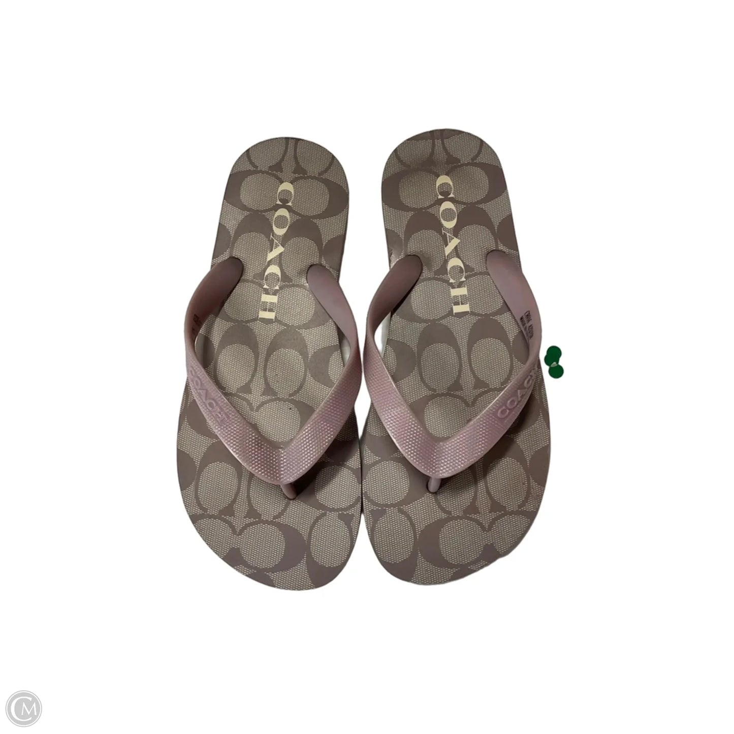 Sandals Designer By Coach In Purple, Size: 6