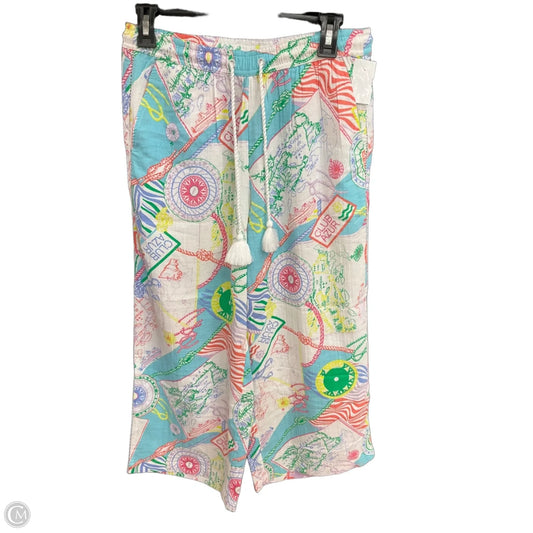 Pants Linen By Talbots In Multi-colored, Size: 2