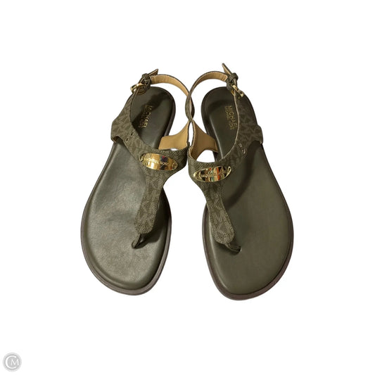Sandals Designer By Michael Kors In Grey, Size: 8.5