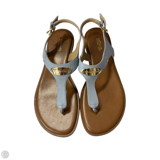 Sandals Designer By Michael Kors In Blue, Size: 8.5