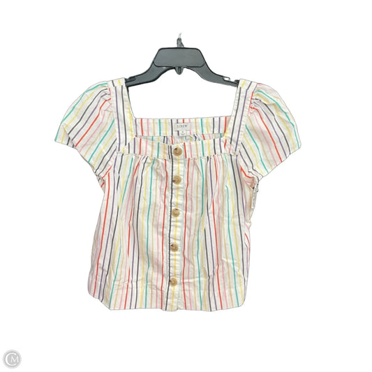Top Sleeveless By J. Crew In Striped Pattern, Size: S