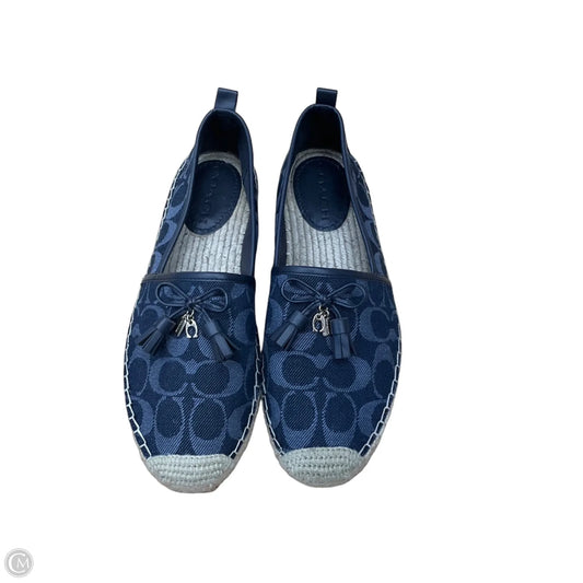 Shoes Designer By Coach In Blue, Size: 8.5