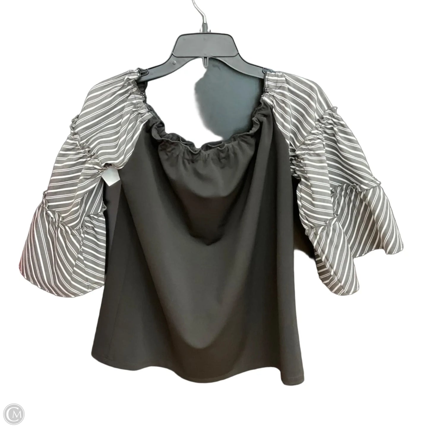 Top Long Sleeve By Drew In Black, Size: S