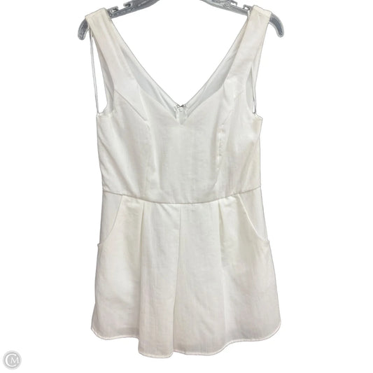 Romper By Blue Rain In White, Size: L