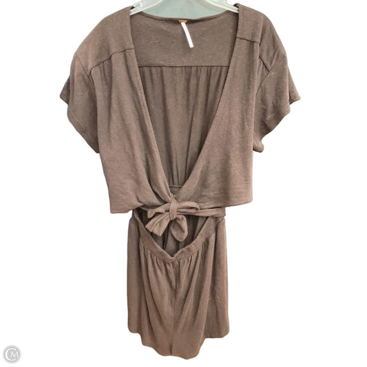 Romper By Free People In Brown, Size: L