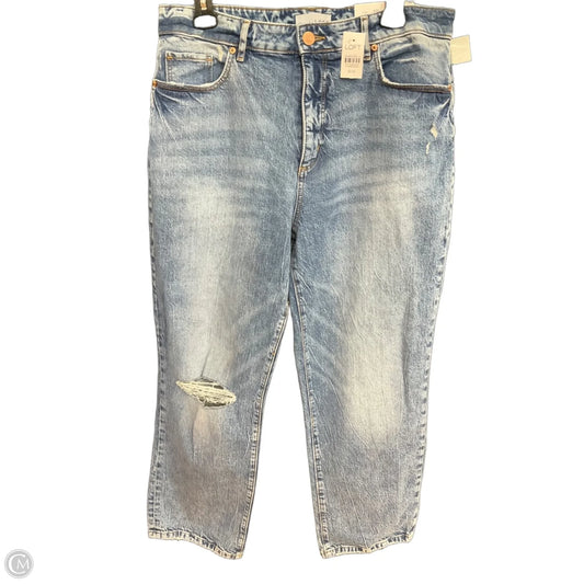 Jeans Straight By Loft In Blue, Size: 12