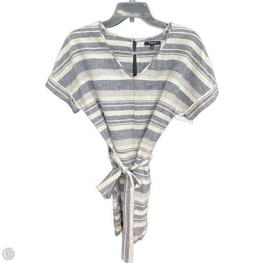 Romper By Madewell In Striped Pattern, Size: Xs