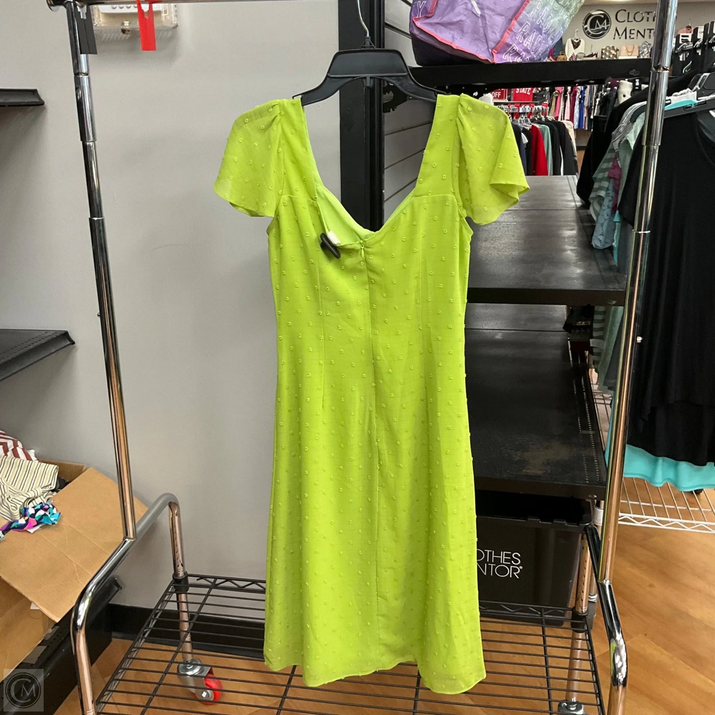 Dress Party Midi By Cmc In Green, Size: S