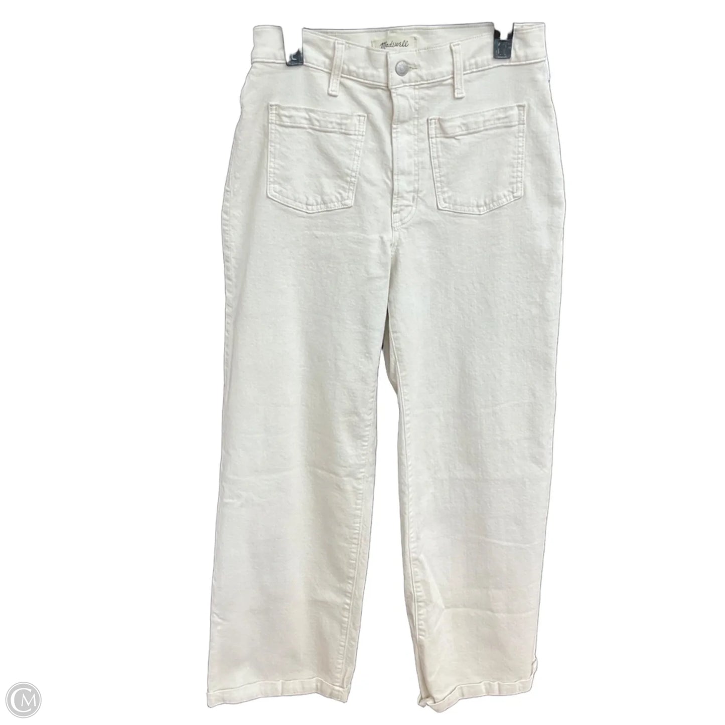 Jeans Straight By Madewell In White, Size: 6