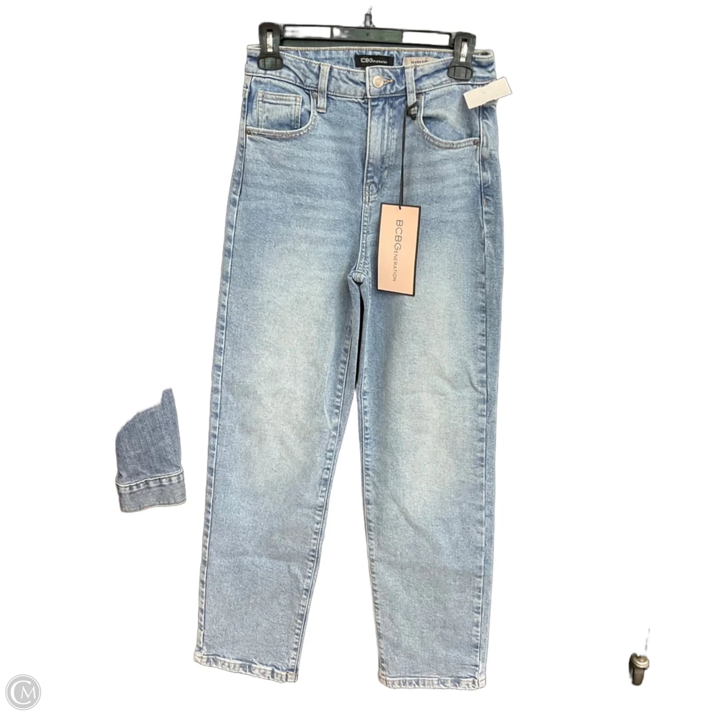 Jeans Straight By Bcbg In Blue, Size: 2