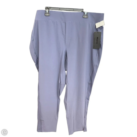 Athletic Leggings By Rbx In Purple, Size: 2x