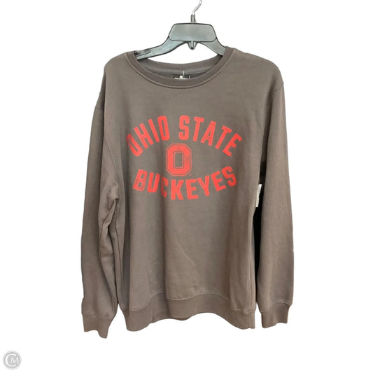 Sweatshirt Crewneck By Colosseum In Grey, Size: M
