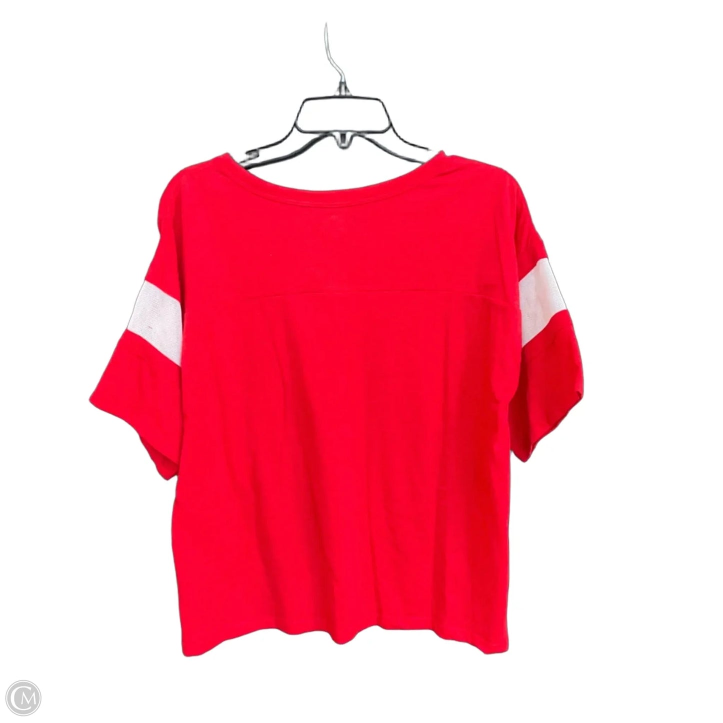 Top Short Sleeve By Cmc In Red, Size: M