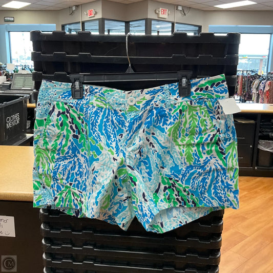 Shorts Designer By Lilly Pulitzer In Brown & Green, Size: 14