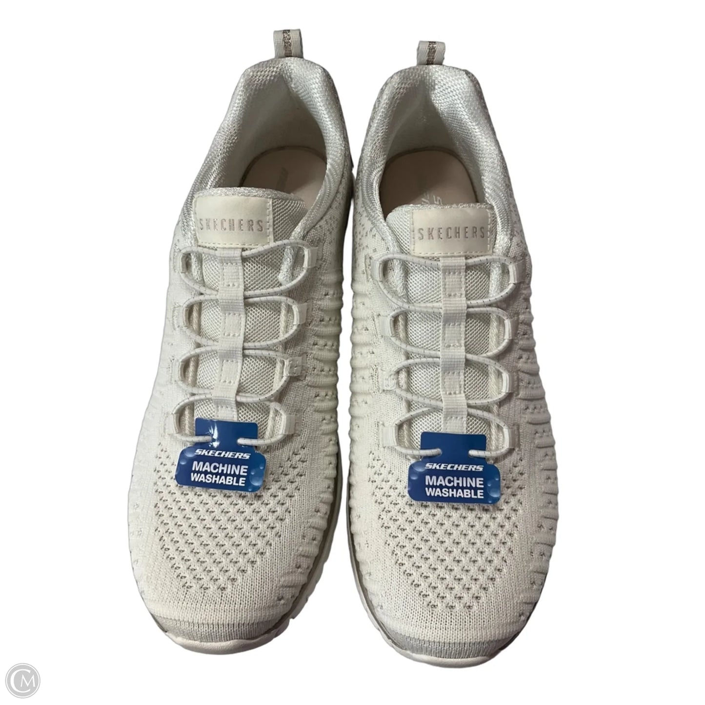 Shoes Sneakers By Skechers In White, Size: 9