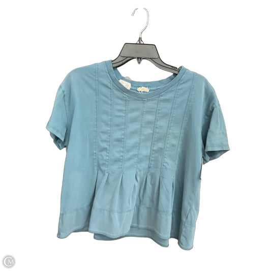 Top Short Sleeve By Pilcro In Blue, Size: S