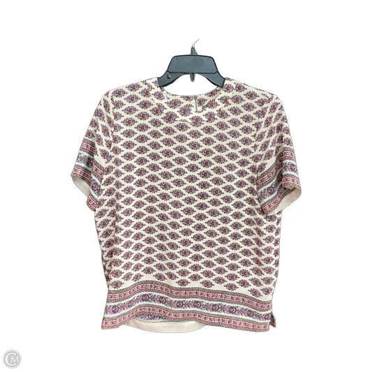 Top Short Sleeve By Madewell In Multi-colored, Size: M