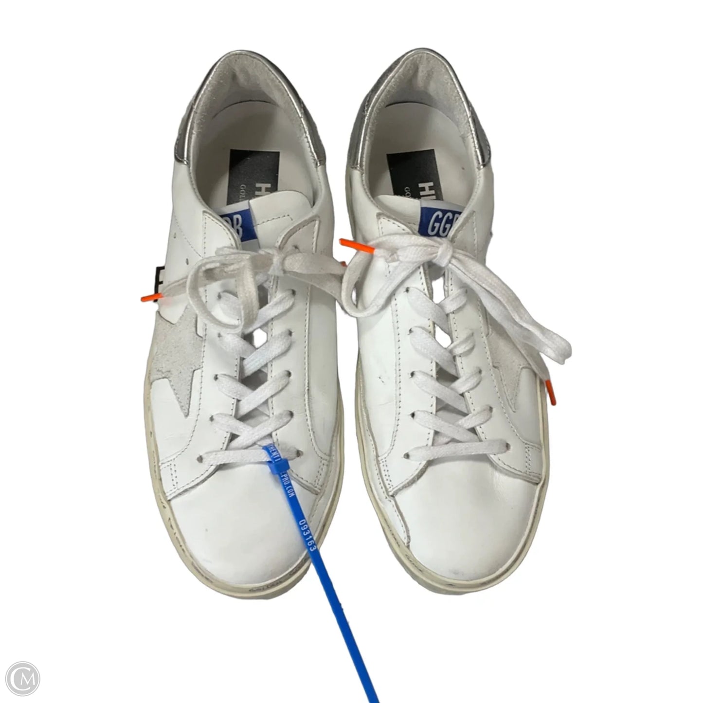 Shoes Luxury Designer By Golden Goose In White, Size: 7.5
