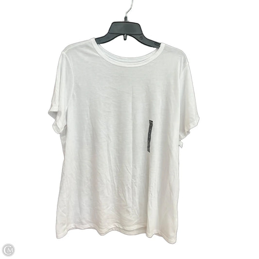 Top Short Sleeve By Torrid In White, Size: 1x