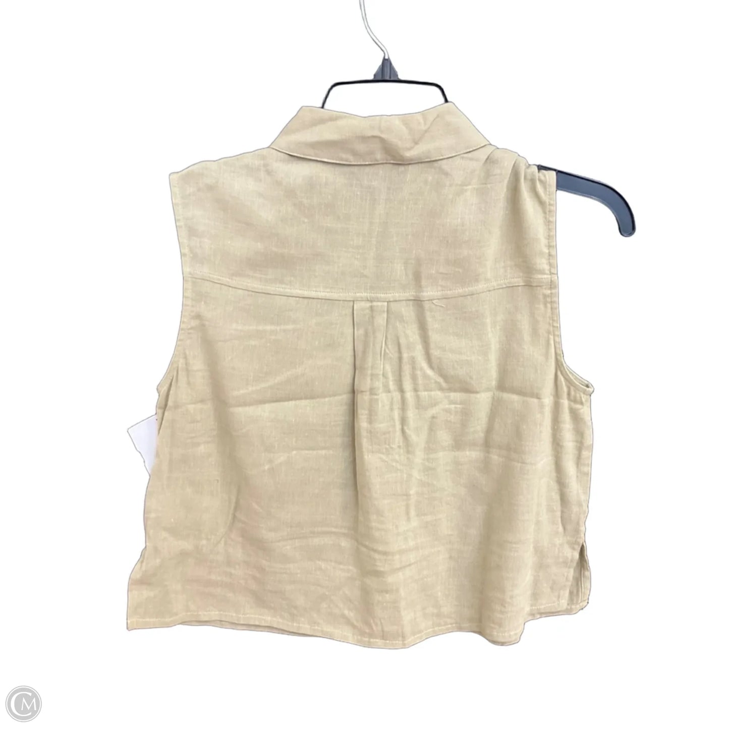 Top Sleeveless By Express In Green, Size: Xs